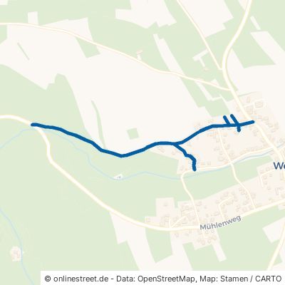 Wagenweg Waldbrunn Weisbach 