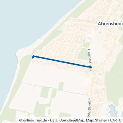 Weg zum Hohen Ufer Ahrenshoop Althagen 