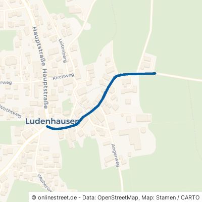 Abtsrieder Straße Reichling Ludenhausen 