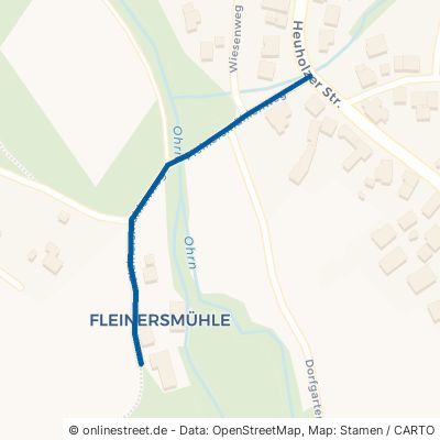 Fleinersmühlenweg 74629 Pfedelbach Untersteinbach 