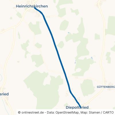 Diepoltsrieder Straße Rötz Heinrichskirchen 