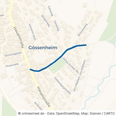 Friedhofstraße Gössenheim 