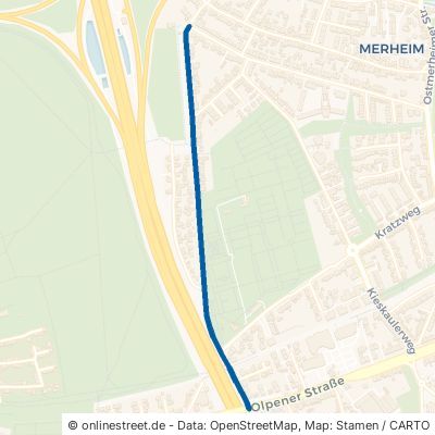 Hohensyburgstraße Köln Merheim 