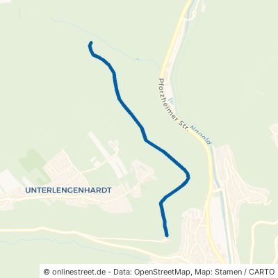 Schlossbergweg Bad Liebenzell Unterlengenhardt 