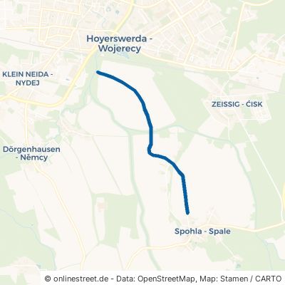 Spohlaer Weg Wittichenau Spohla 