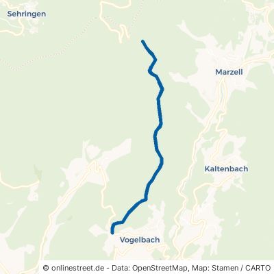 Hexenplatzweg Malsburg-Marzell 