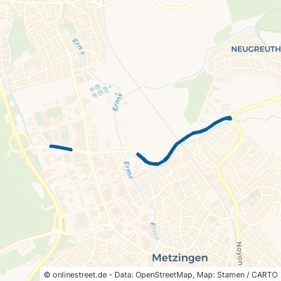 Nordtangente Metzingen 