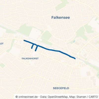 Finkenkruger Straße Falkensee Seegefeld 