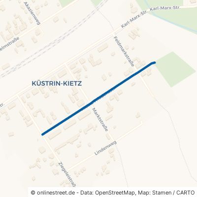Kleine Friedensstraße Küstriner Vorland Küstrin-Kietz 