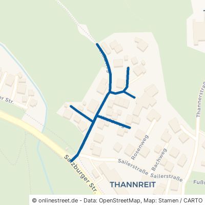 Waldweg Surberg Thannreit 