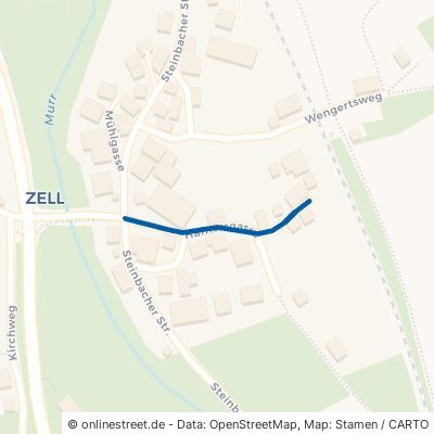 Häfnersgasse Oppenweiler Zell 