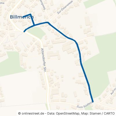 Billmericher Dorfstraße Unna Billmerich 