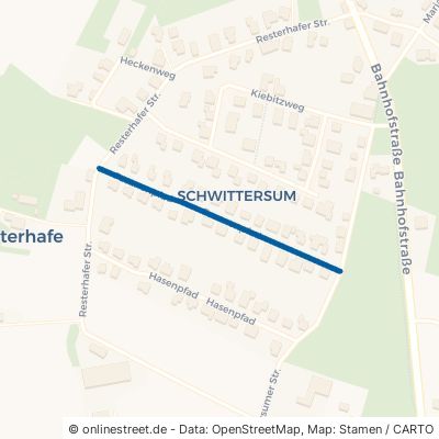 Fasanenpfad Dornum Schwittersum 