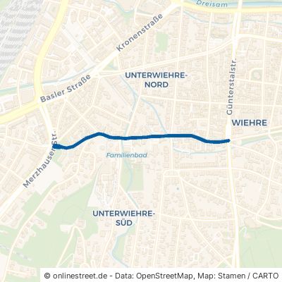 Lorettostraße Freiburg im Breisgau Wiehre 