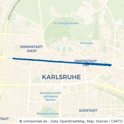 Kaiserstraße Karlsruhe Innenstadt-West 