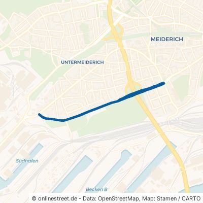 Bürgermeister-Pütz-Straße Duisburg Mittelmeiderich 