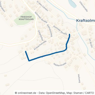 Hindenburgstraße Waldsolms Kraftsolms 