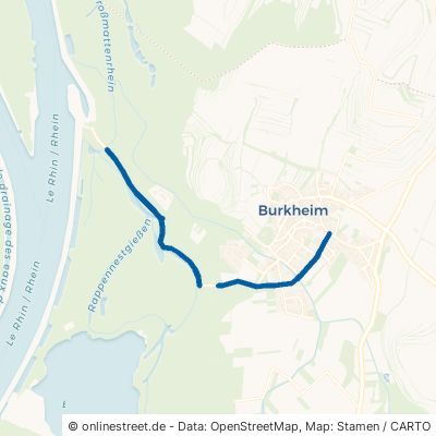 Rheinstraße Vogtsburg im Kaiserstuhl Burkheim 