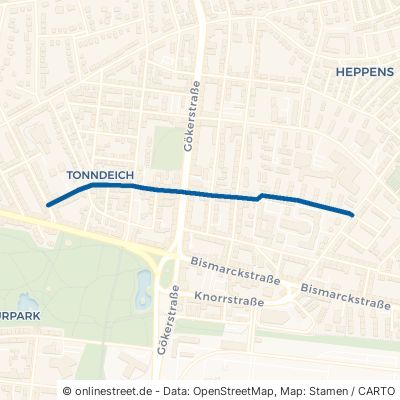 Ulmenstraße Wilhelmshaven Heppens 