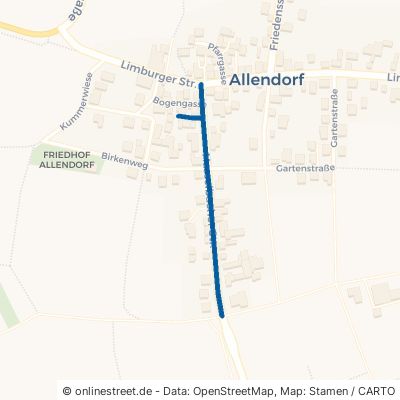 Hasselbacher Straße Merenberg Allendorf 