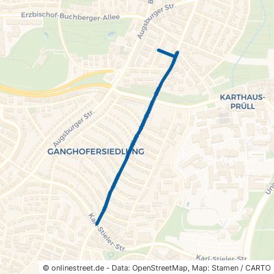 Theodor-Storm-Straße Regensburg Kumpfmühl-Ziegetsdorf-Neuprüll 