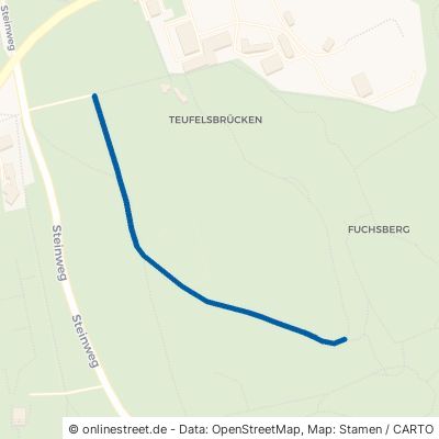 Der Alte Steinbruchweg Chemnitz Hilbersdorf 