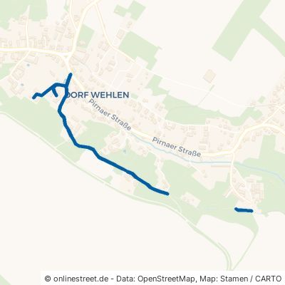Teichweg Stadt Wehlen Dorf Wehlen 
