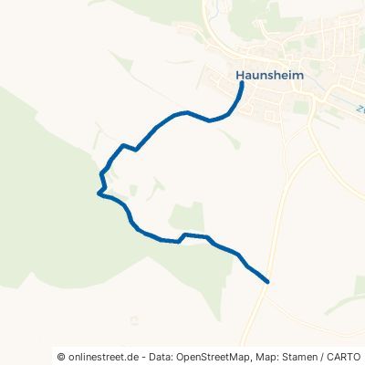 Pfannentalweg Haunsheim 