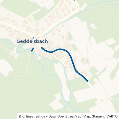 Obere Brettachtalstraße Bretzfeld Geddelsbach 
