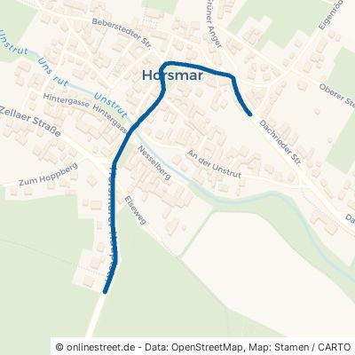 Horsmarer Hauptstraße Unstruttal Horsmar 
