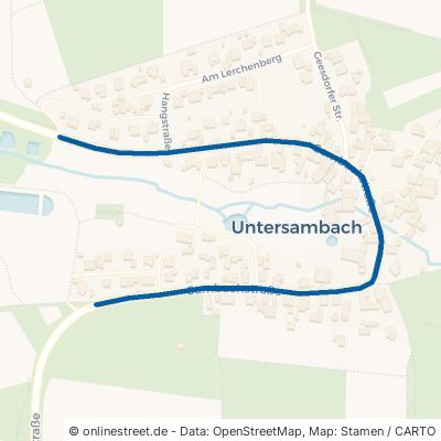 Sambachstraße Wiesentheid Untersambach 