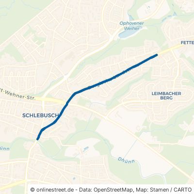 Bergische Landstraße Leverkusen Schlebusch 