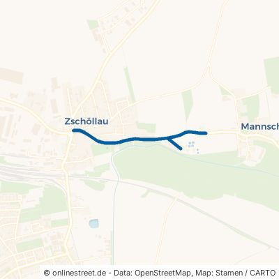 Mannschatzer Straße Oschatz Zschöllau 