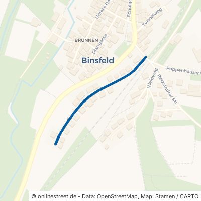 Bahnstraße Arnstein Binsfeld 