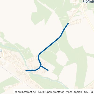 Frößnitzer Straße Petersberg Wallwitz 