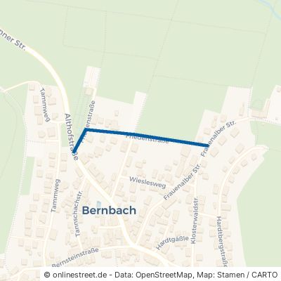 Friedenstraße Bad Herrenalb Bernbach 