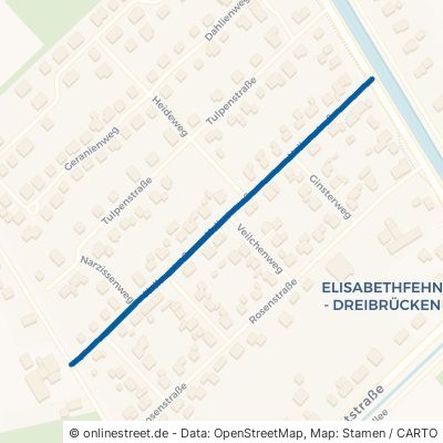 Nelkenstraße Barßel Elisabethfehn 