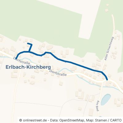 Pfarrweg Lugau Erlbach-Kirchberg 
