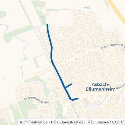 Donauwörther Straße Asbach-Bäumenheim 