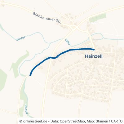Hinterdorfstraße Hosenfeld Hainzell 