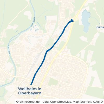 Münchener Straße Weilheim im OB Weilheim in OB 