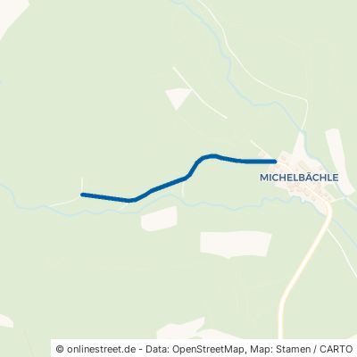 Afterschlagweg Fichtenberg Michelbächle 
