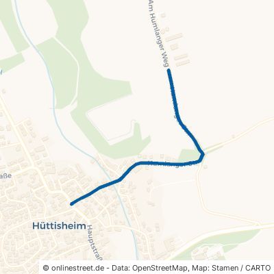 Humlanger Straße Hüttisheim 
