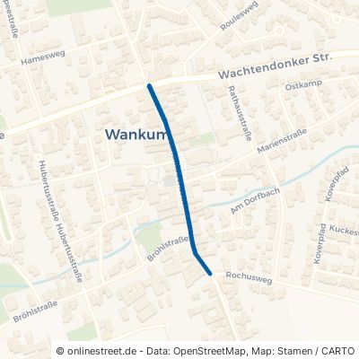 Landfriedensstraße Wachtendonk Wankum 