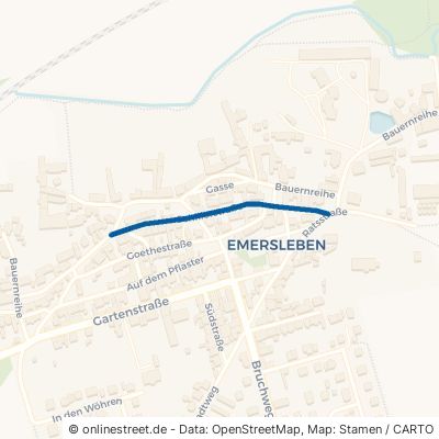 Schillerstraße Halberstadt Emersleben 