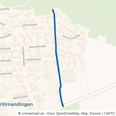Egelsbergstraße Sonnenbühl Willmandingen 