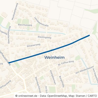 Nieder-Wieser Straße Alzey Weinheim 