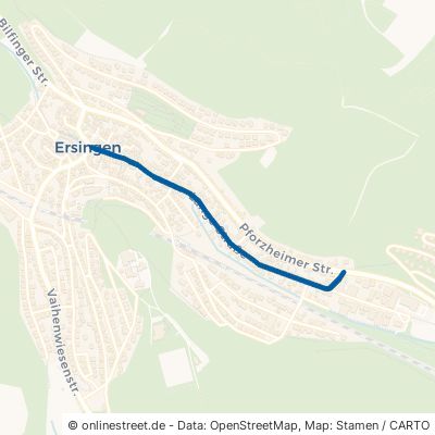 Lange Straße Kämpfelbach Ersingen 