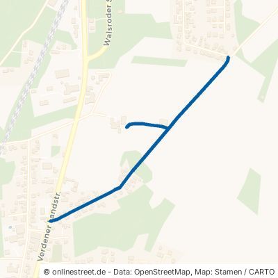 Alter Postweg Drakenburg Sandberge 