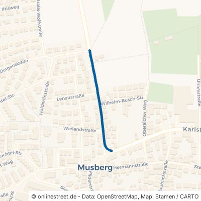 Büsnauer Straße Leinfelden-Echterdingen Musberg 